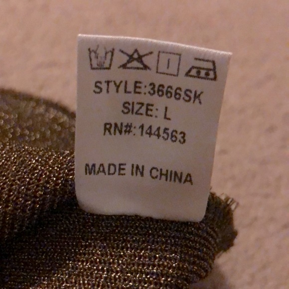 Metallic Gold Shaper Skirt LIKE NEW!! - Picture 8 of 8